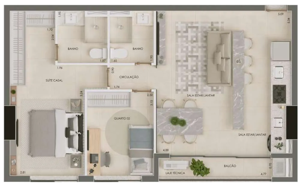 Apartamento, 3 quartos, 131 m² - Foto 19
