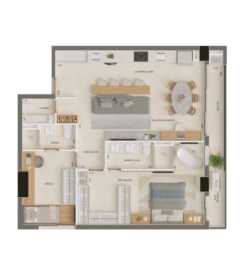 Apartamento, 3 quartos, 131 m² - Foto 21