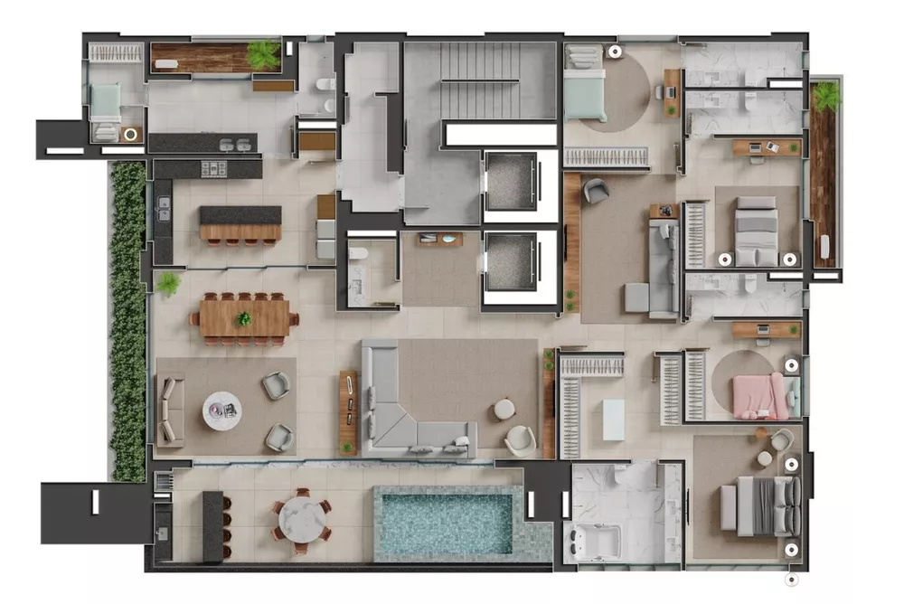Apartamento, 4 quartos, 354 m² - Foto 8