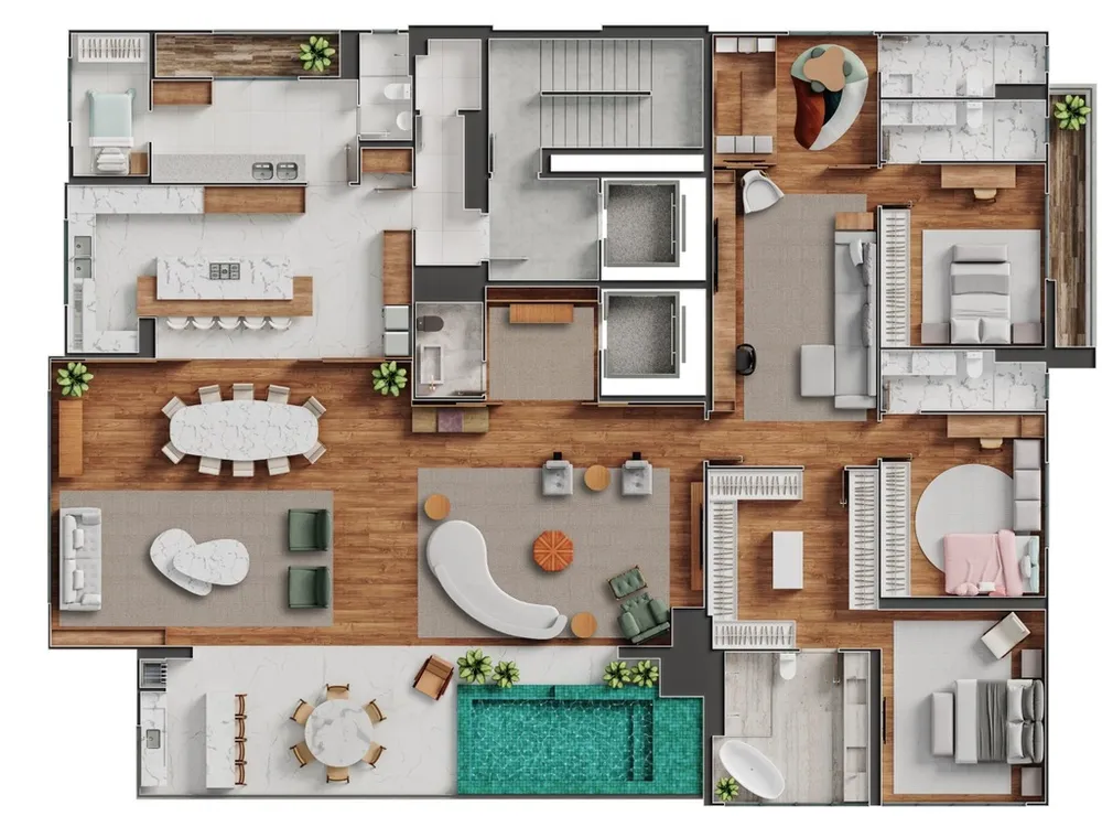 Apartamento, 4 quartos, 354 m² - Foto 19