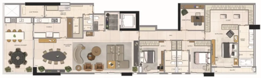Apartamento, 4 quartos, 259 m² - Foto 19