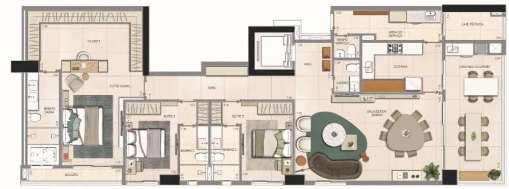 Apartamento, 4 quartos, 259 m² - Foto 17