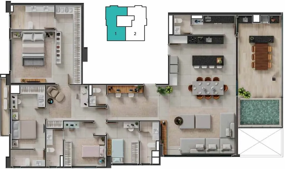 Apartamento, 3 quartos, 104 m² - Foto 19