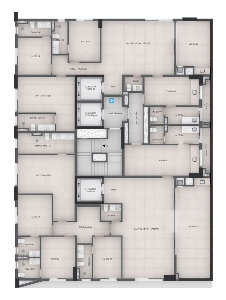 Apartamento, 4 quartos, 217 m² - Foto 4