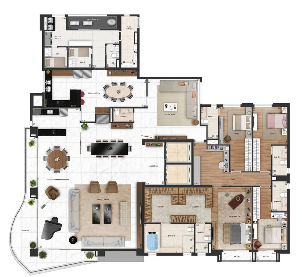 Apartamento, 4 quartos, 504 m² - Foto 11