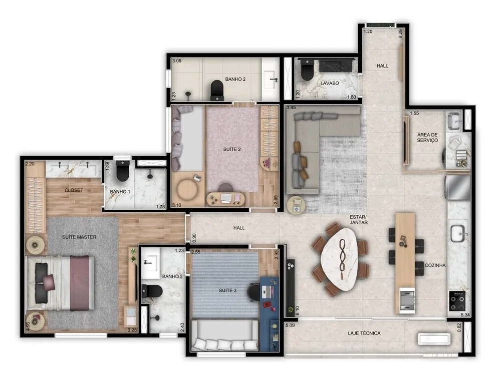 Apartamento, 3 quartos, 98 m² - Foto 20