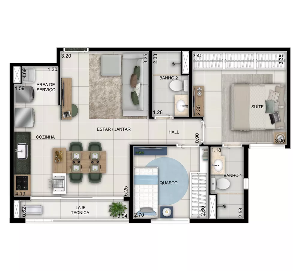 Apartamento, 3 quartos, 80 m² - Foto 7