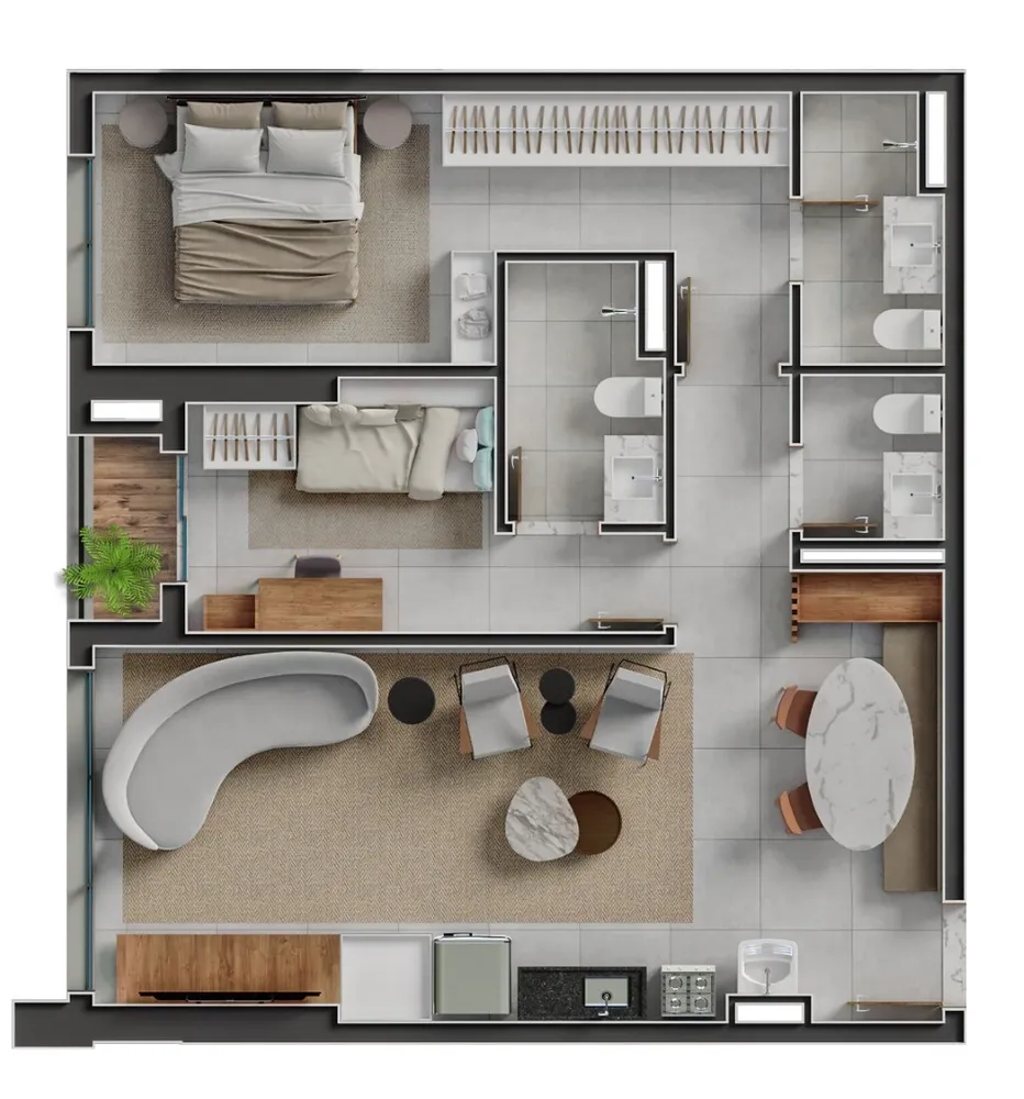 Apartamento, 3 quartos, 197 m² - Foto 15