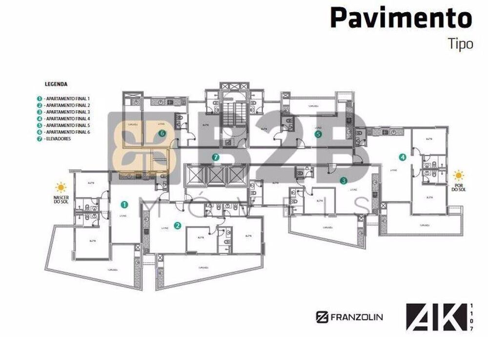 Apartamento, 1 quarto, 61 m² - Foto 2