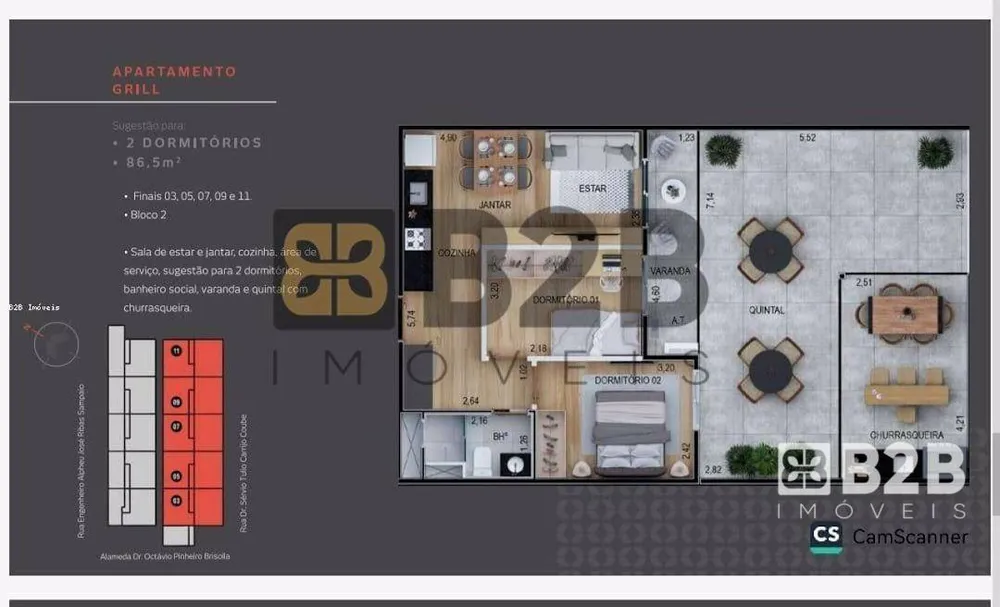 Apartamento, 2 quartos, 86 m² - Foto 12
