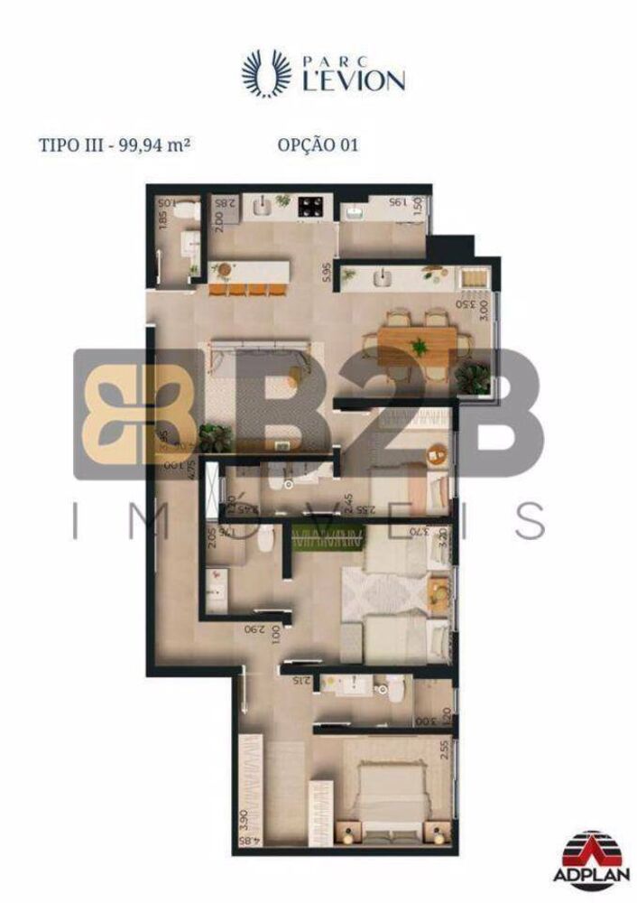 Apartamento à venda com 2 quartos, 77m² - Foto 9