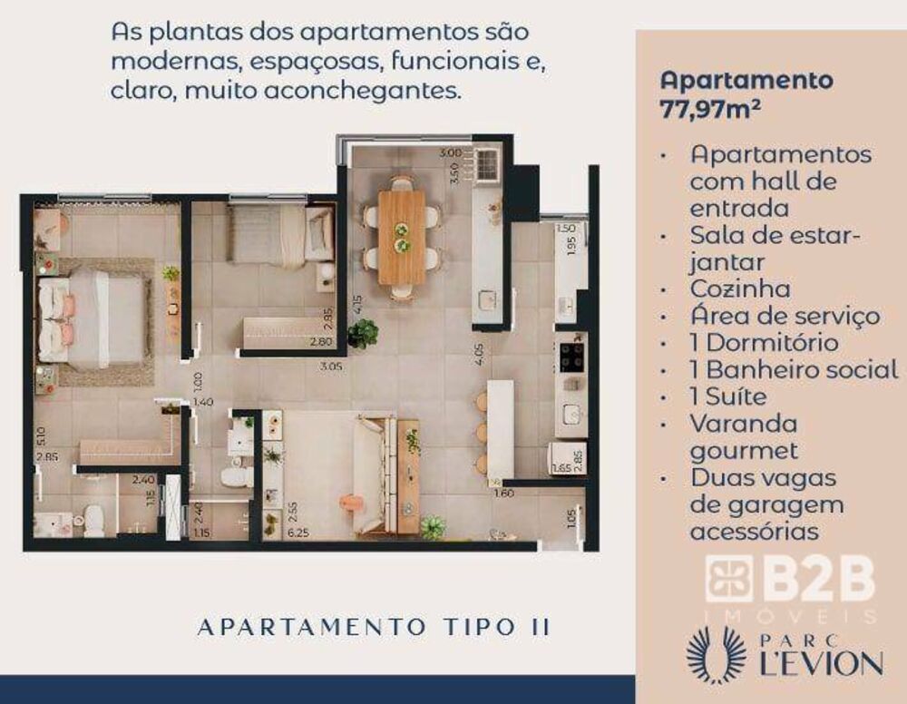 Apartamento à venda com 2 quartos, 77m² - Foto 14