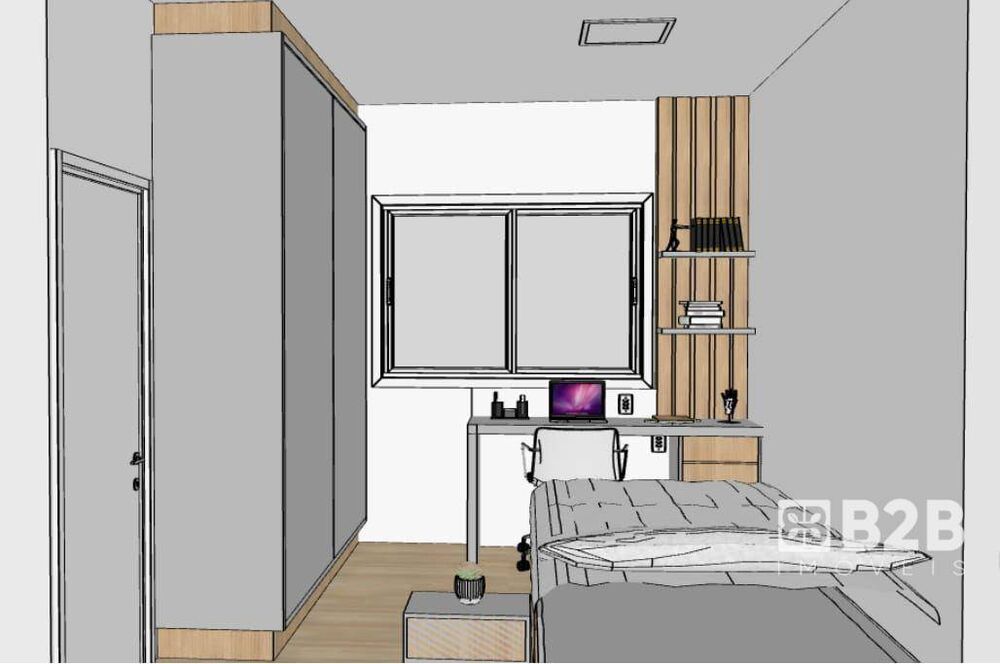 Apartamento, 2 quartos, 46 m² - Foto 3