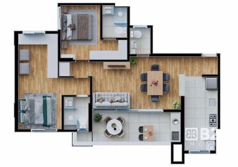 Apartamento, 2 quartos, 78 m² - Foto 15