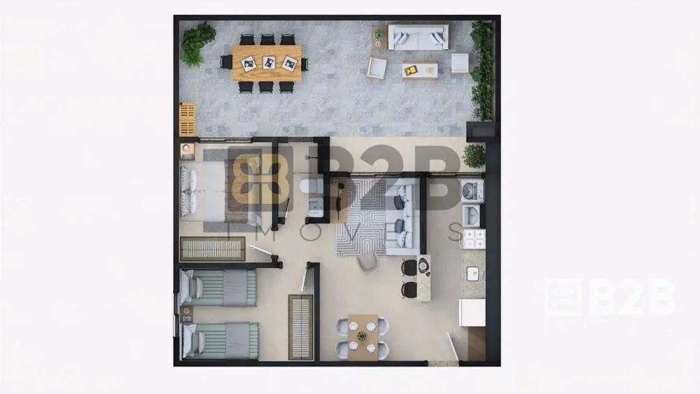 Apartamento, 2 quartos, 48 m² - Foto 10