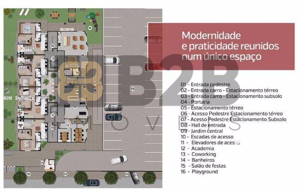 Apartamento à venda com 2 quartos, 59m² - Foto 3