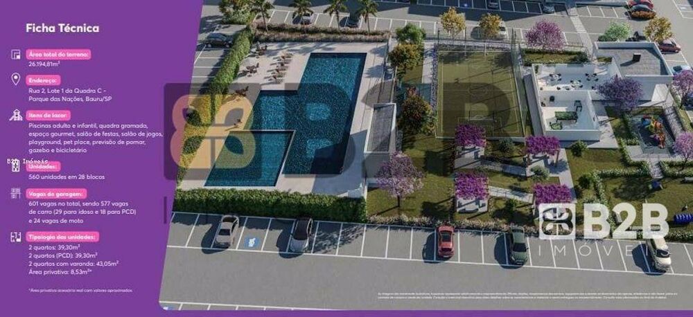 Apartamento à venda com 2 quartos, 39m² - Foto 8