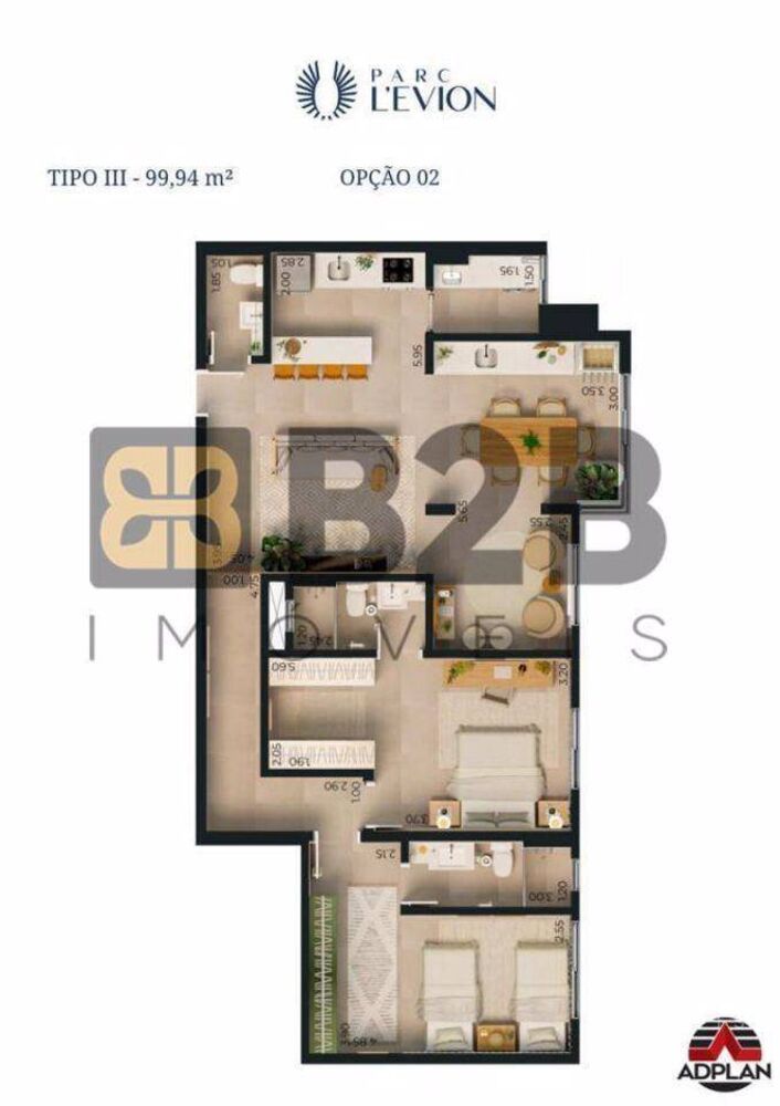 Apartamento, 3 quartos, 99 m² - Foto 11