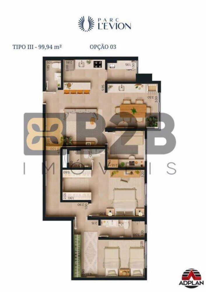 Apartamento, 3 quartos, 99 m² - Foto 12