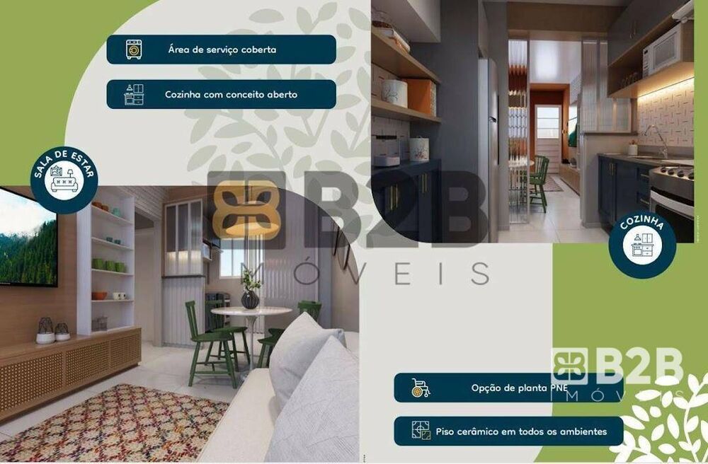 Casa, 2 quartos, 43 m² - Foto 2