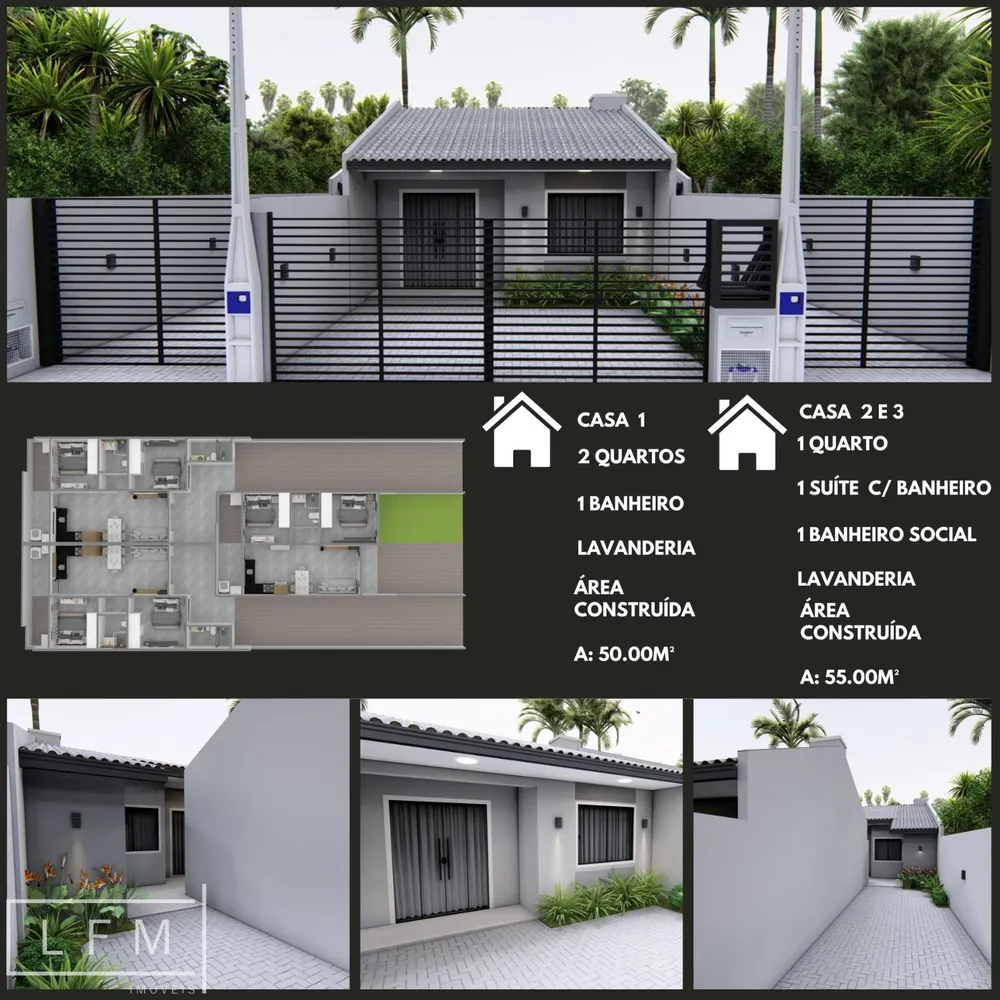 Casa, 2 quartos, 70 m² - Foto 1