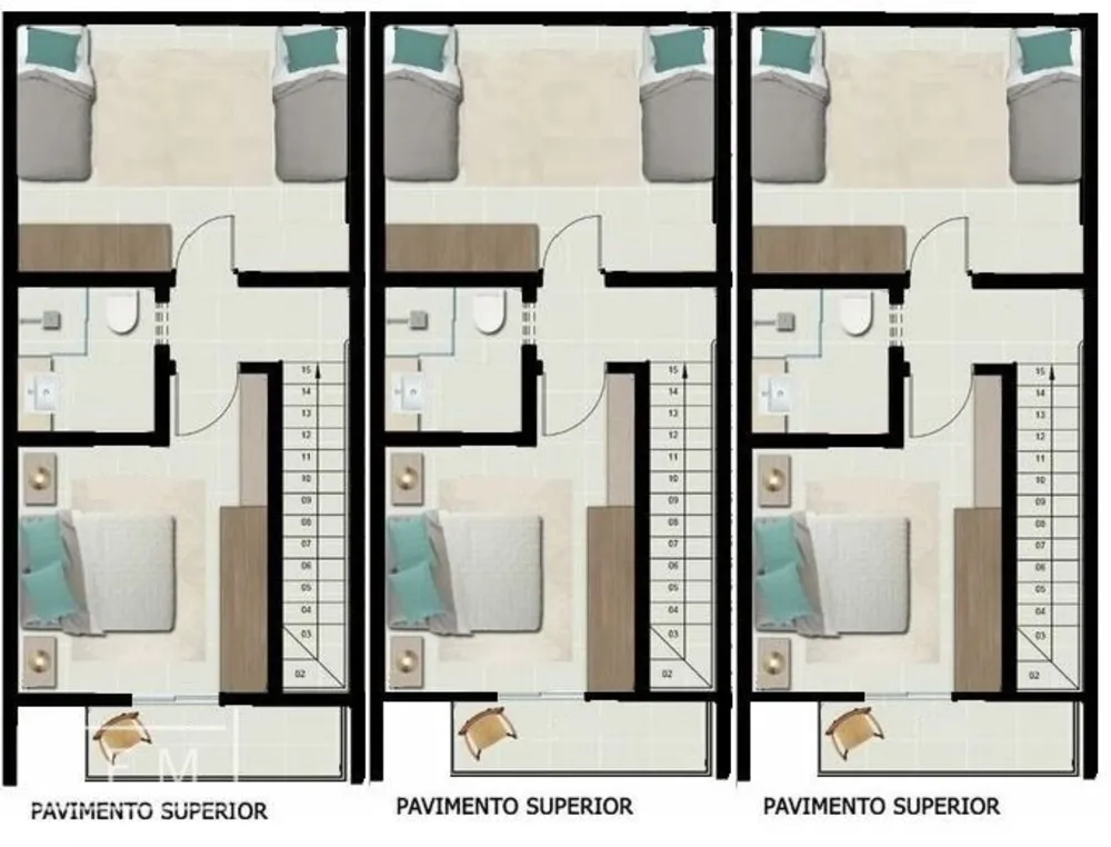 Sobrado, 2 quartos, 70 m² - Foto 2