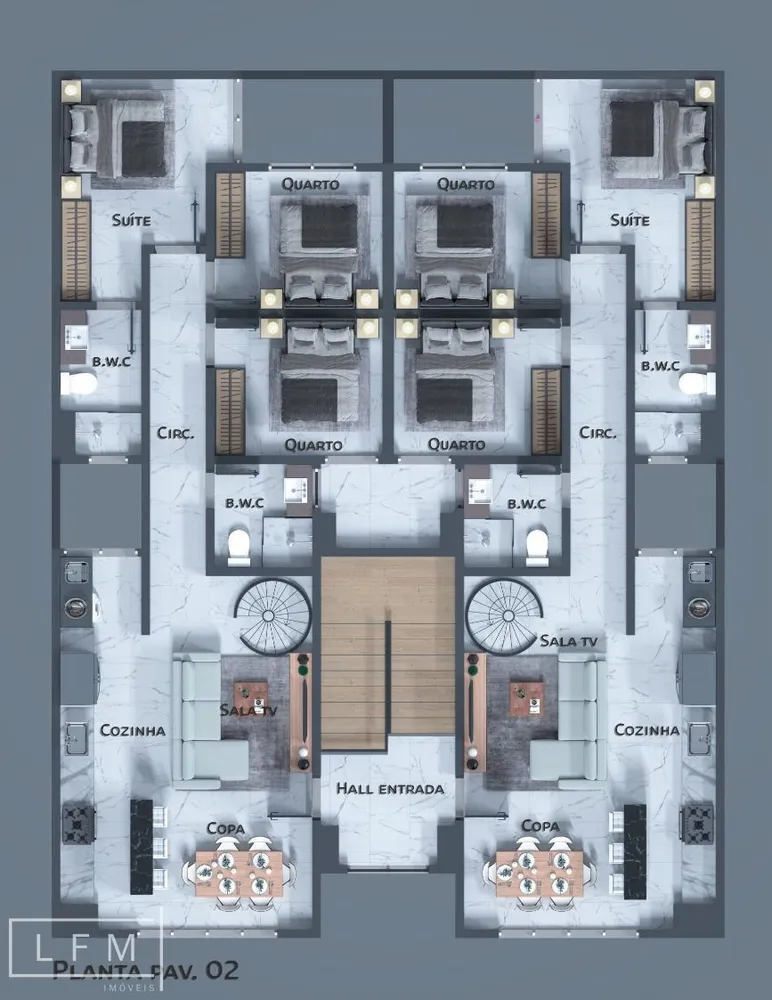 Apartamento, 3 quartos, 76 m² - Foto 4