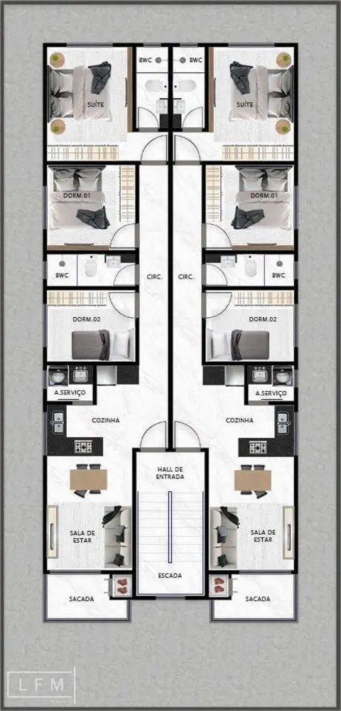 Apartamento, 3 quartos, 70 m² - Foto 4