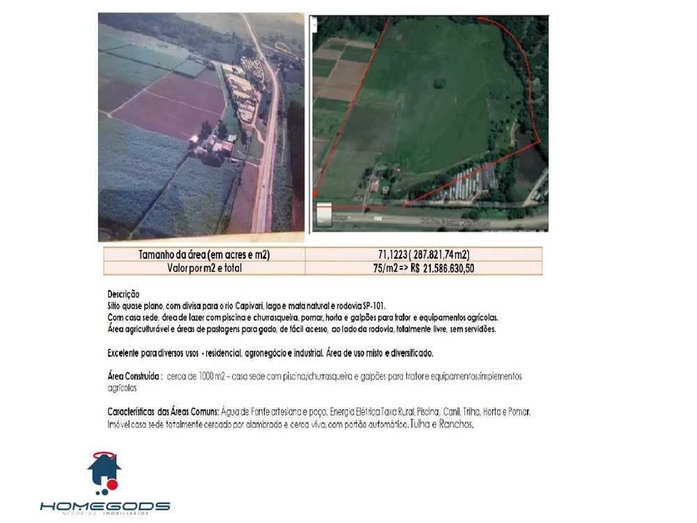 Sítio, 1 quarto, 29 hectares - Foto 1