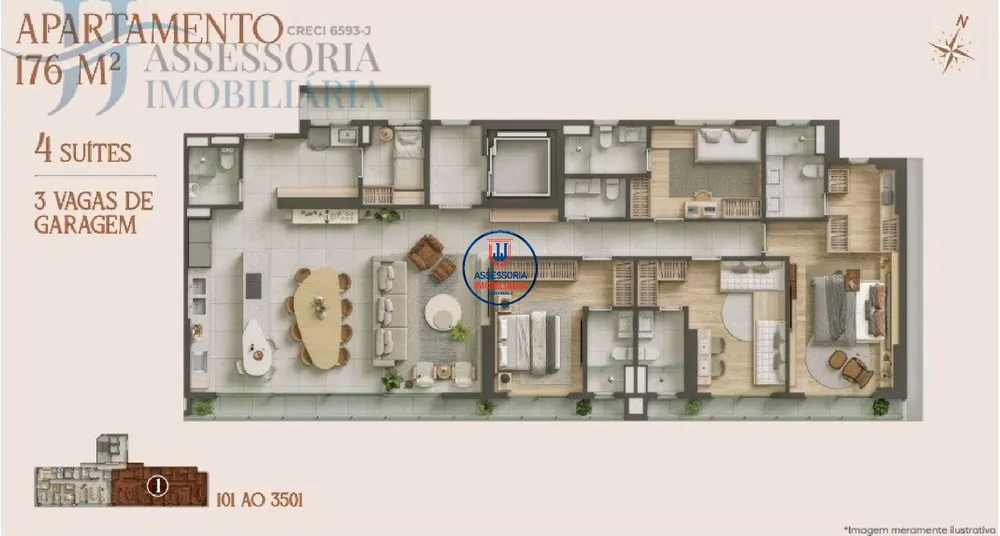 Apartamento, 4 quartos, 176 m² - Foto 14