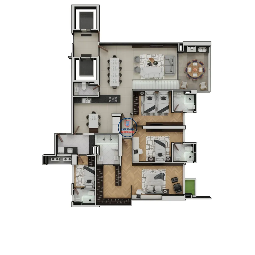 Apartamento, 4 quartos, 187 m² - Foto 12