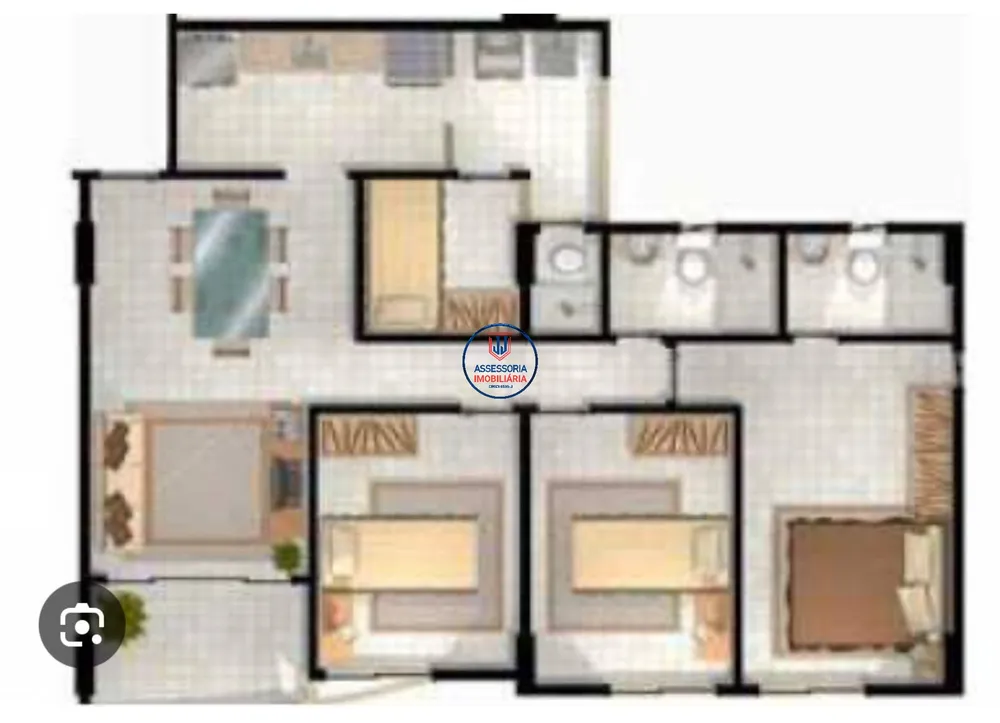 Apartamento, 3 quartos, 84 m² - Foto 2