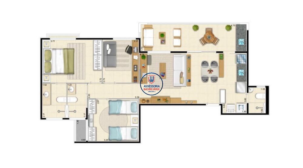 Apartamento, 3 quartos, 79 m² - Foto 7