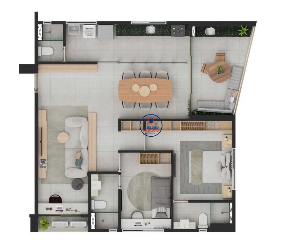 Apartamento, 2 quartos, 61 m² - Foto 6