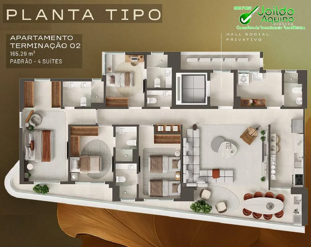 Apartamento, 4 quartos, 165 m² - Foto 6