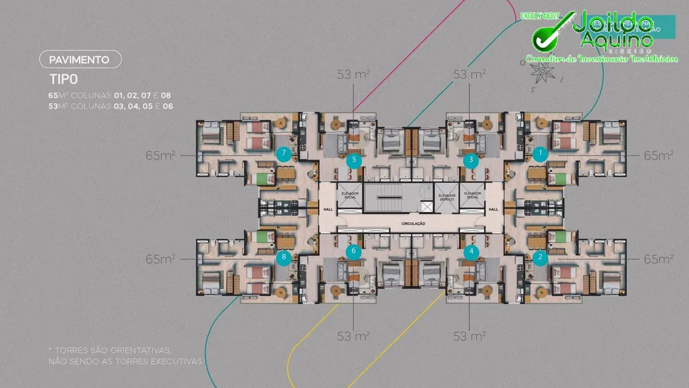 Apartamento, 2 quartos, 53 m² - Foto 4