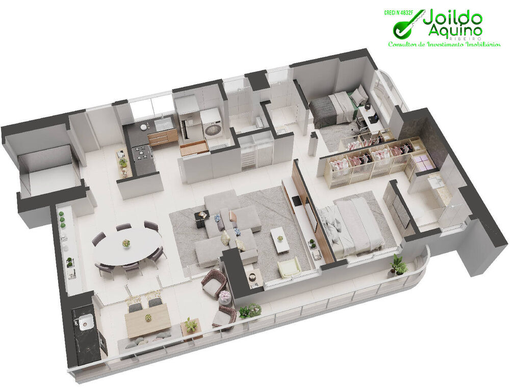 Apartamento, 2 quartos, 69 m² - Foto 4