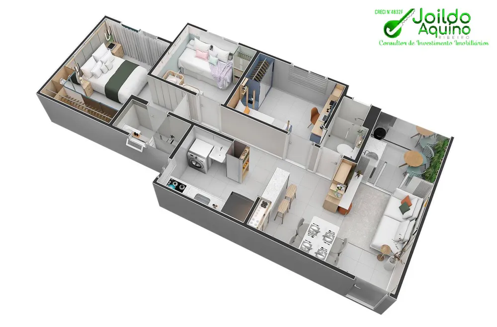 Apartamento, 3 quartos, 60 m² - Foto 10