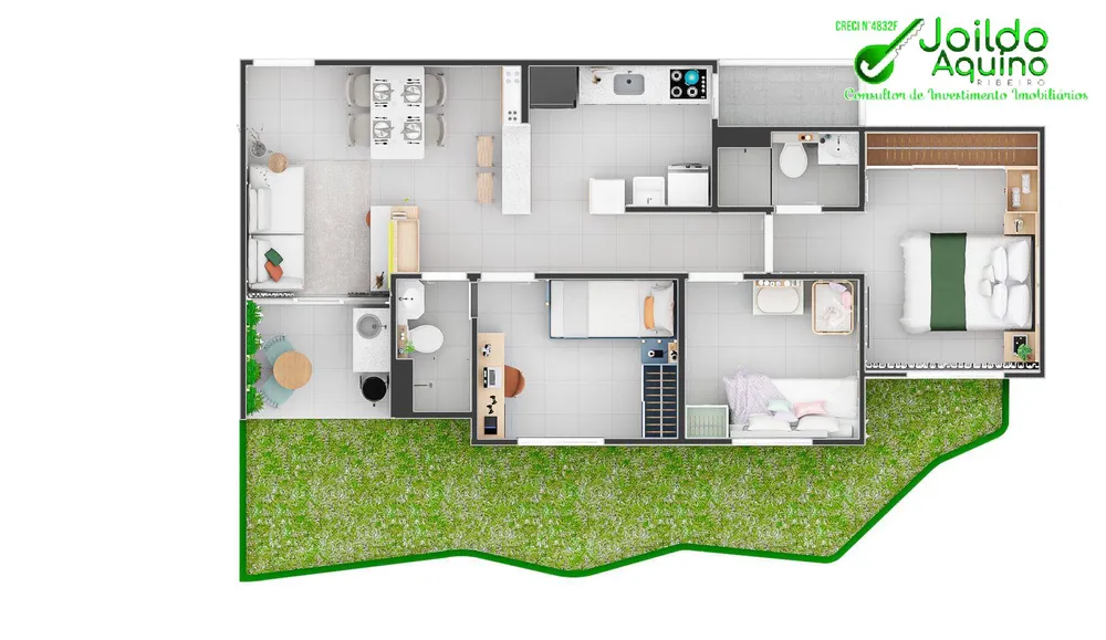 Apartamento, 3 quartos, 60 m² - Foto 12
