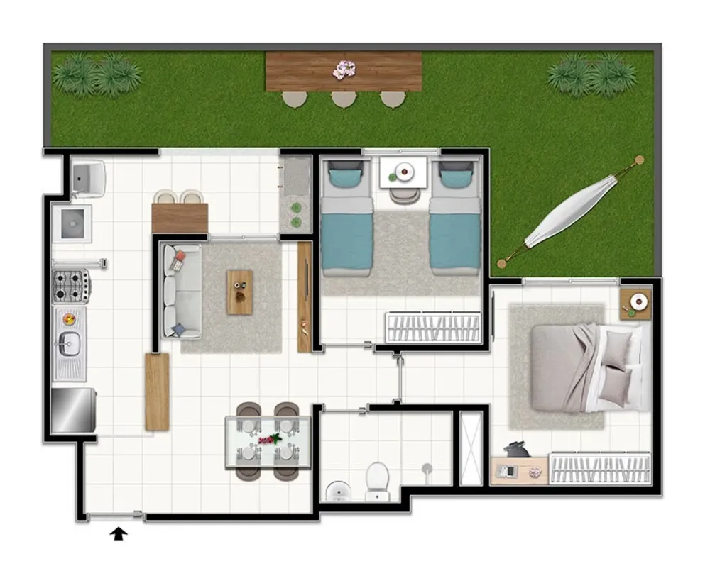 Apartamento, 2 quartos, 45 m² - Foto 23