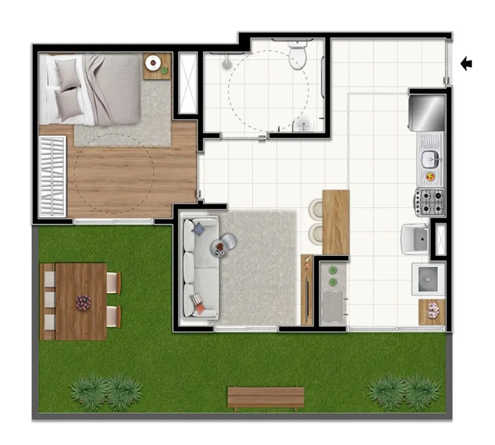 Apartamento, 2 quartos, 45 m² - Foto 22