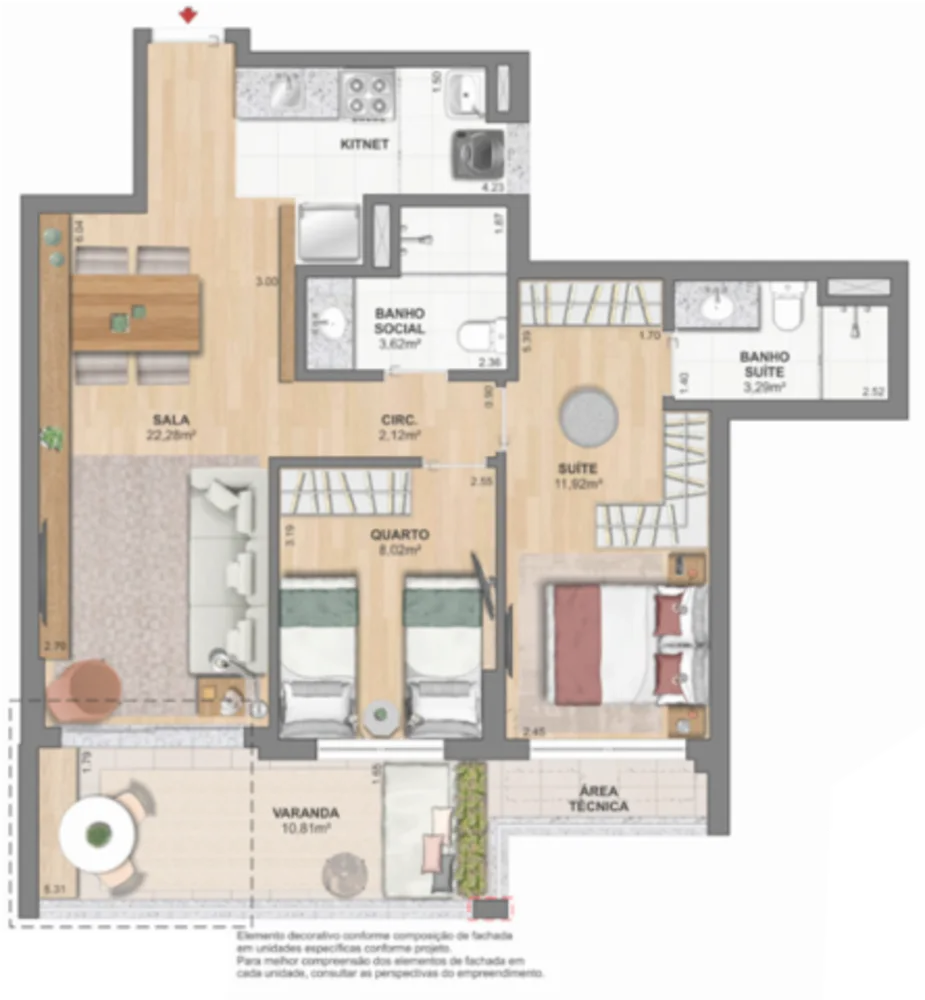 Apartamento, 3 quartos, 84 m² - Foto 51