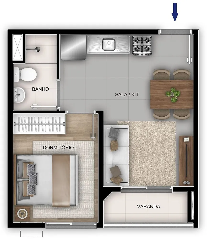 Apartamento, 2 quartos, 41 m² - Foto 43