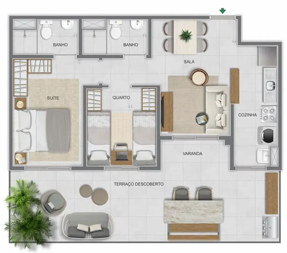Apartamento, 2 quartos, 45 m² - Foto 18