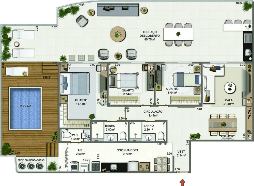 Apartamento, 2 quartos, 92 m² - Foto 17