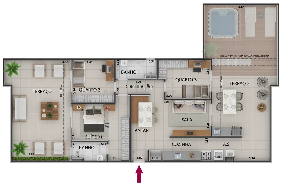 Apartamento, 2 quartos, 54 m² - Foto 21