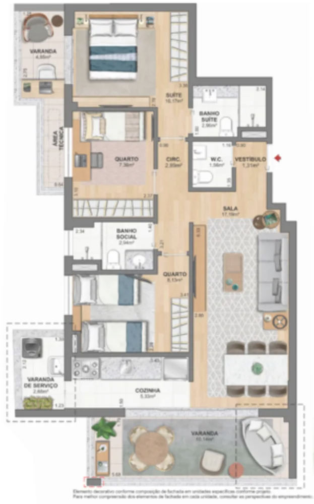 Apartamento, 2 quartos, 71 m² - Foto 42