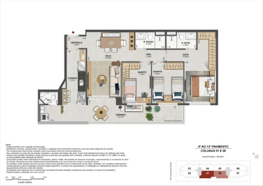 Apartamento, 4 quartos, 124 m² - Foto 26