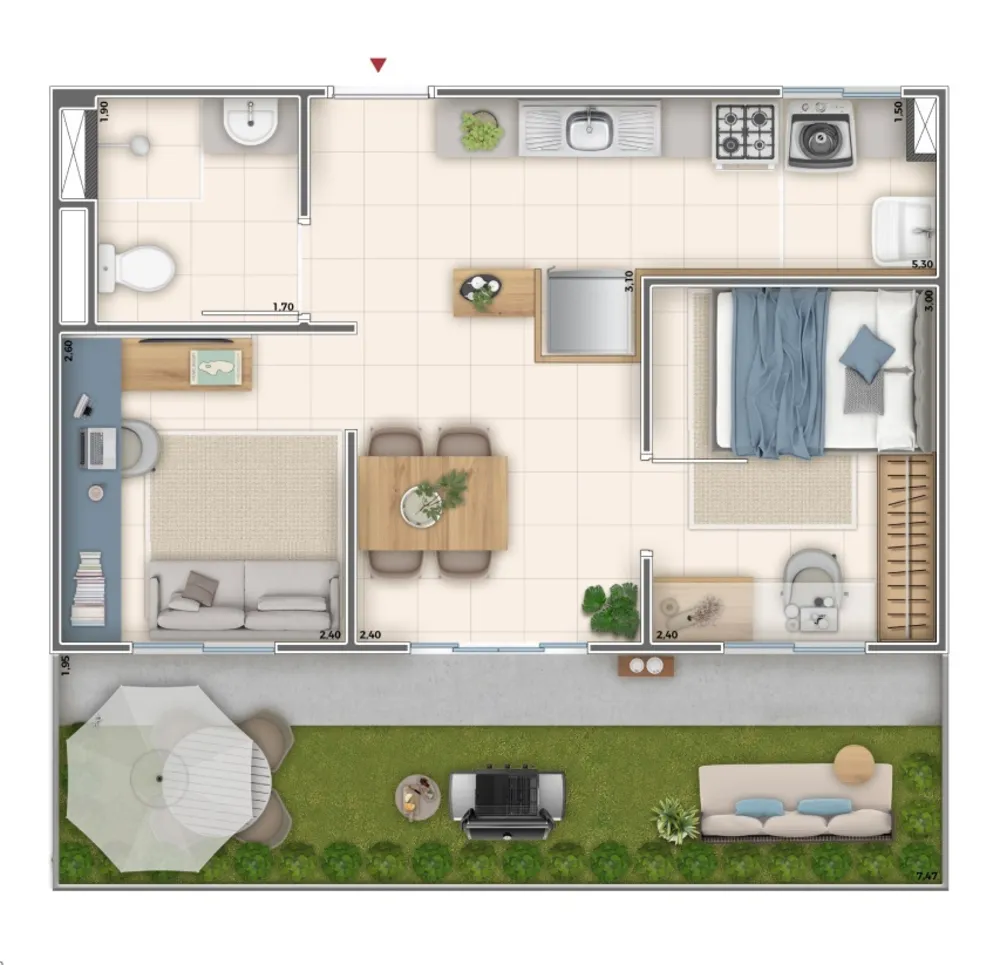 Apartamento, 2 quartos, 36 m² - Foto 22