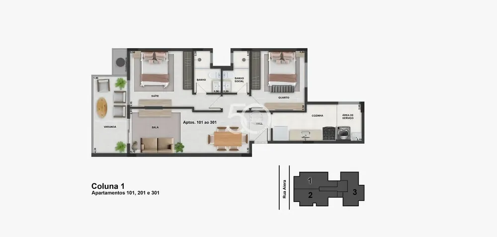Apartamento, 2 quartos, 73 m² - Foto 44